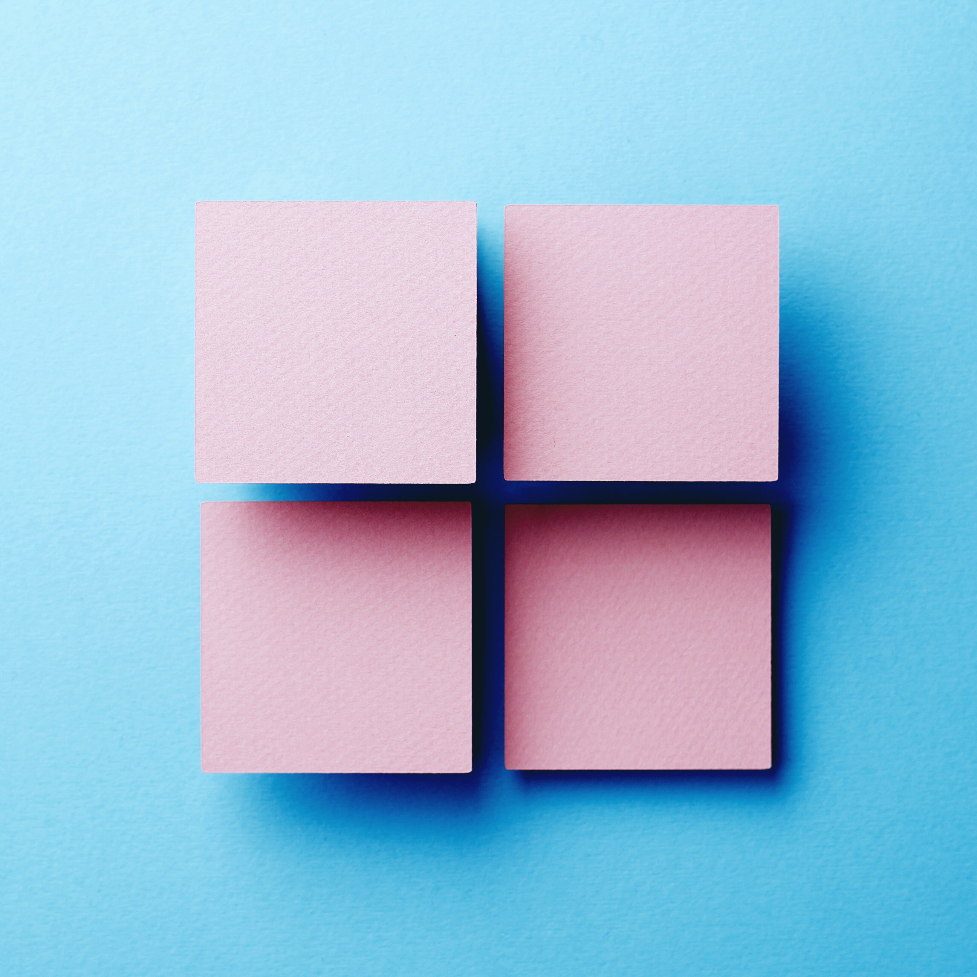 Pink Paper Squares